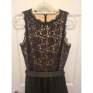 Banana Republic Dress Lace Top Black Size 10